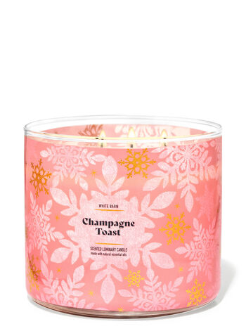  White Barn /Bath and Body Works Champagne Toast 3 Wick Candle :  Home & Kitchen