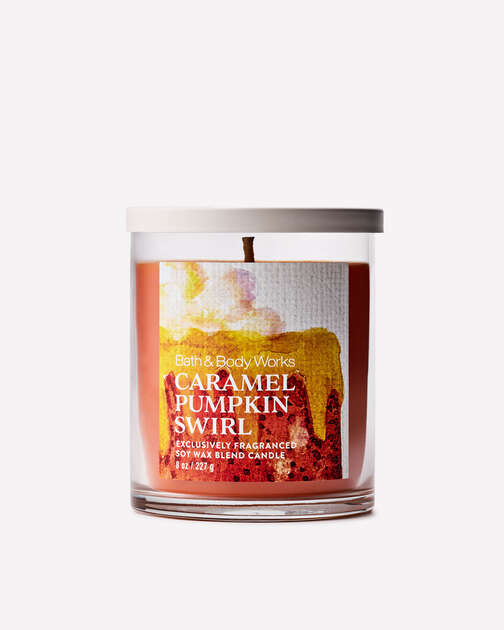 Caramel Pumpkin Swirl Single Wick Candle