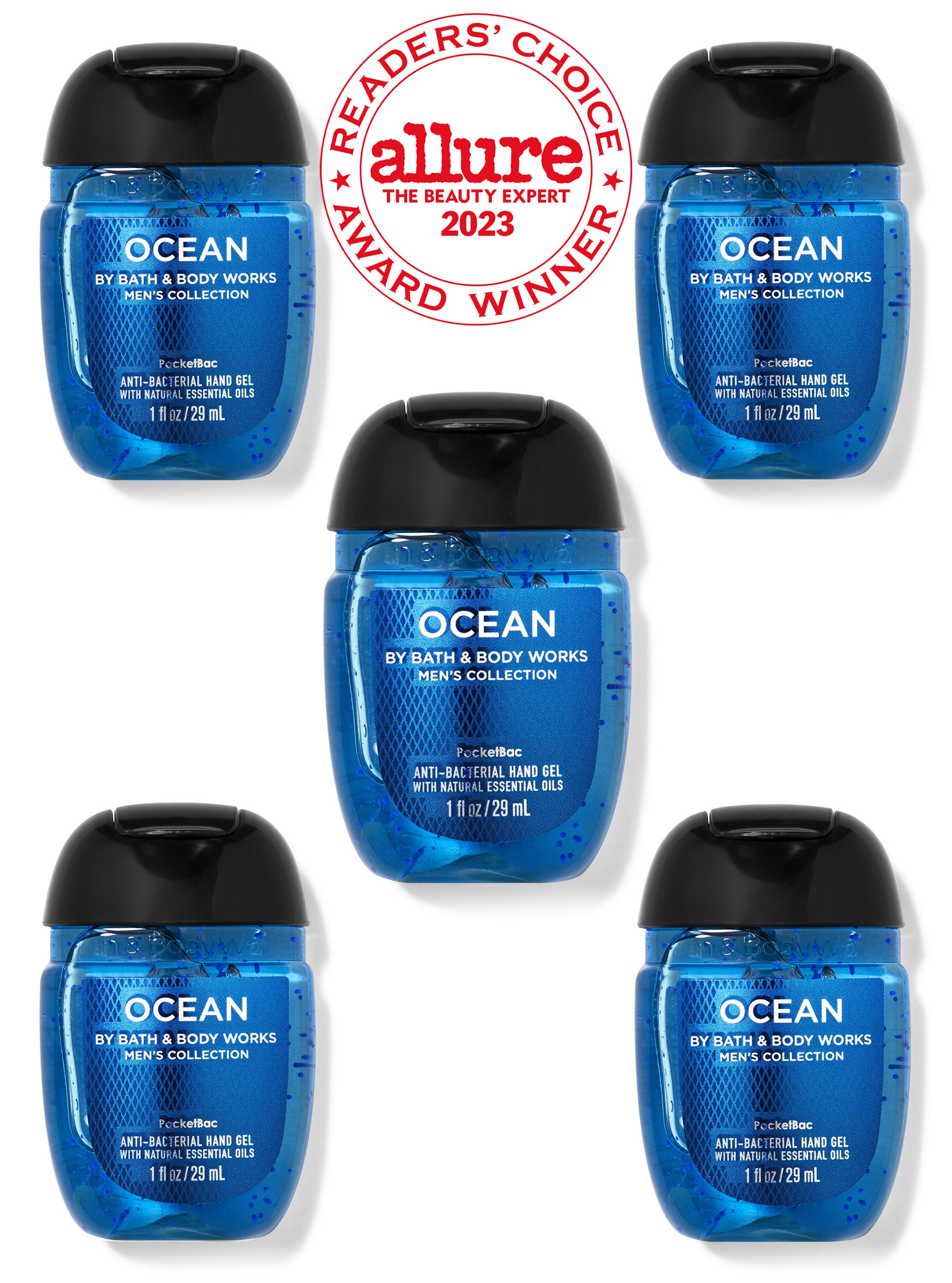 Ocean PocketBac Hand Sanitizers, 5-Pack