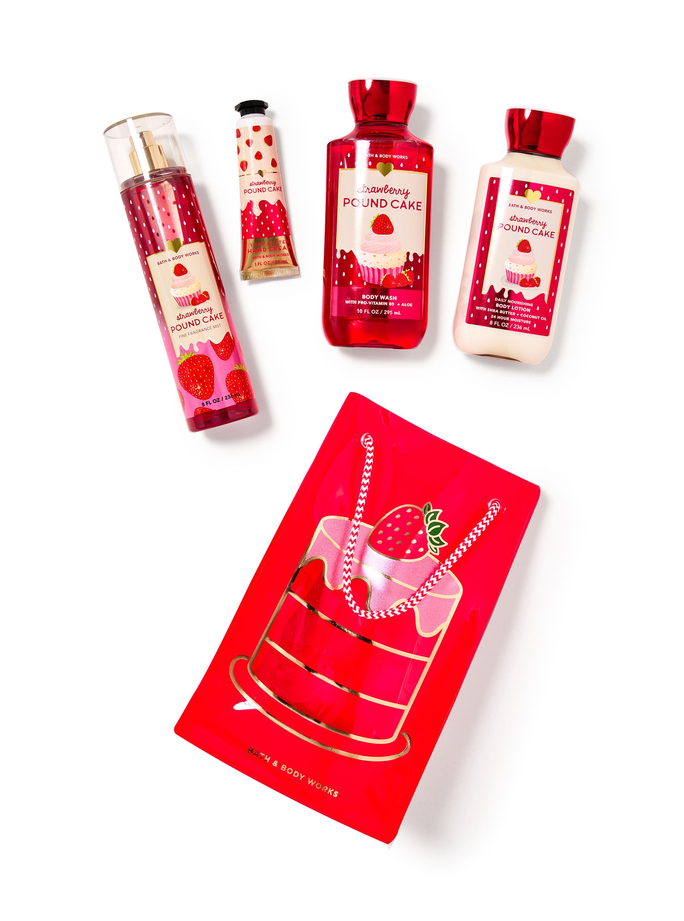 Strawberry pound cake bath sales and body works