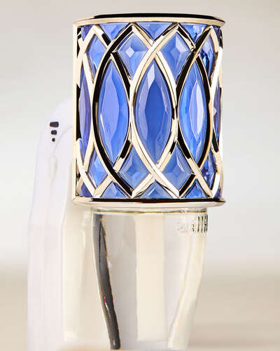 Blue Geometric Scent Control&trade; Nightlight Wallflowers Fragrance Plug