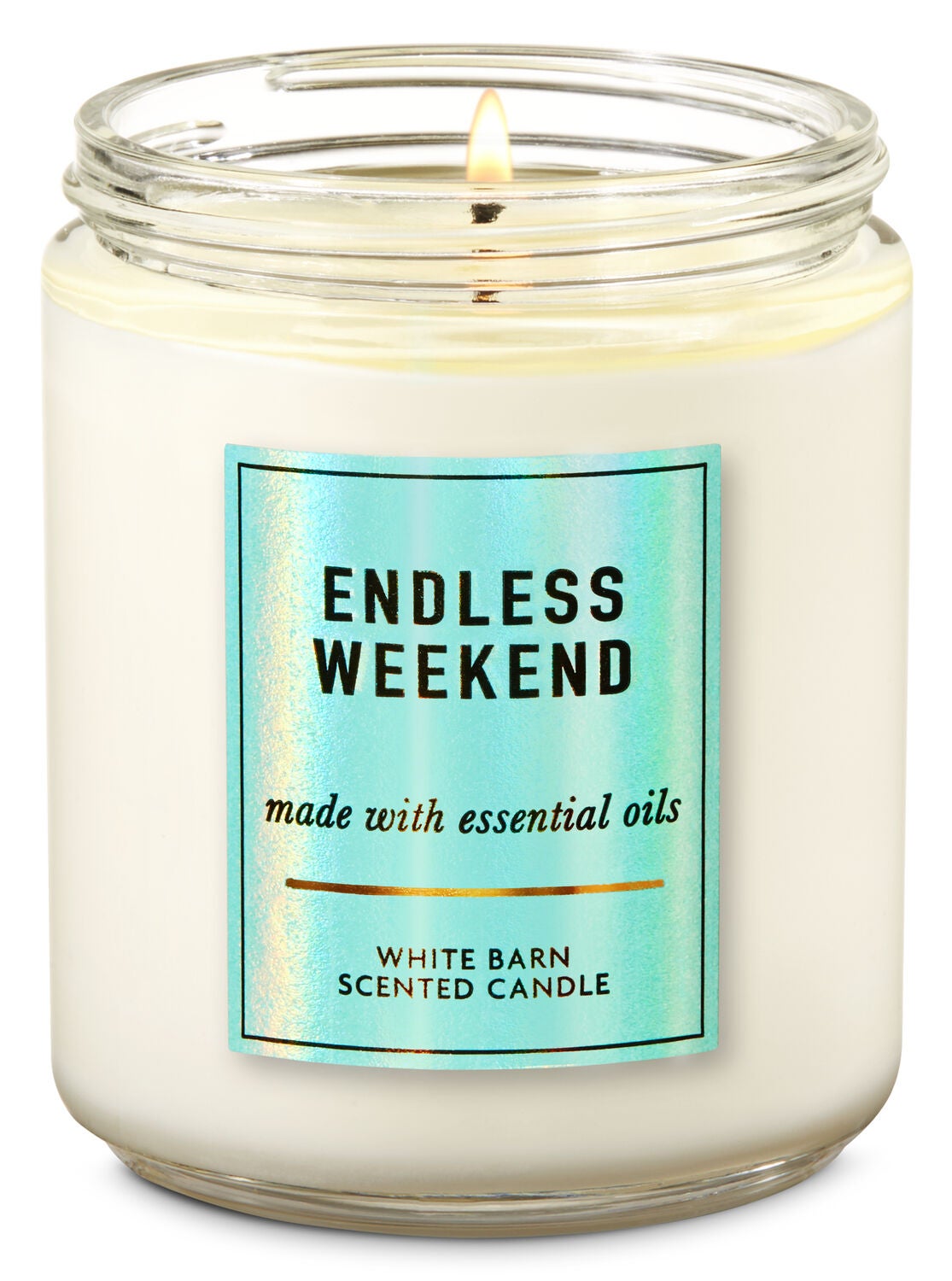 Endless Weekend Single Wick Candle - Bath And Body Works