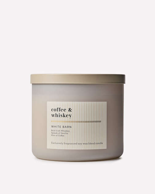Coffee & Whiskey 3-Wick Candle