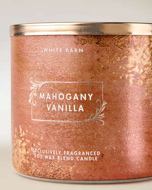 Mahogany Vanilla 3-Wick Candle