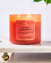 Sunny Coconut 3-Wick Candle