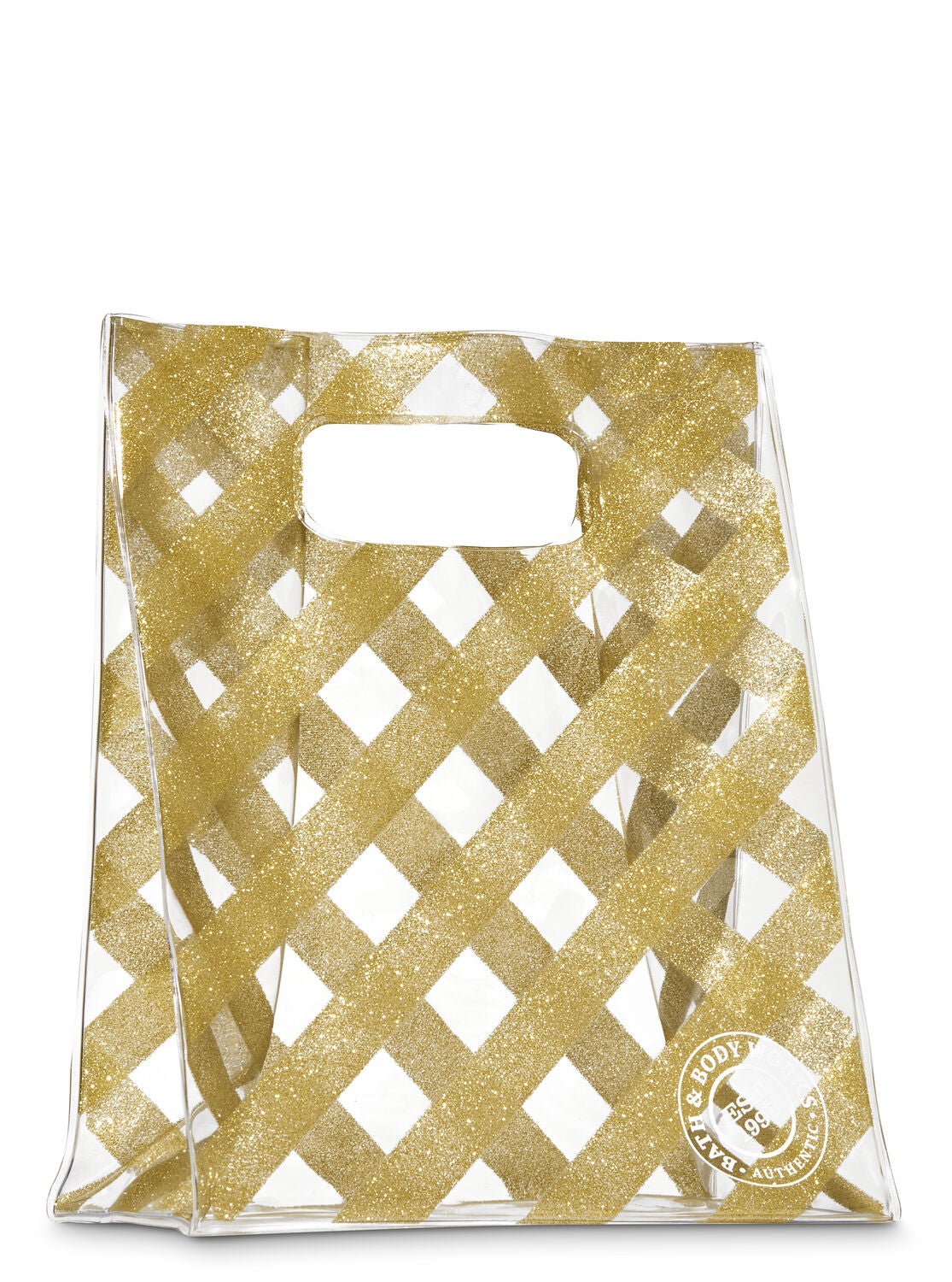Gold Striped Gift Bag - Bath And Body Works