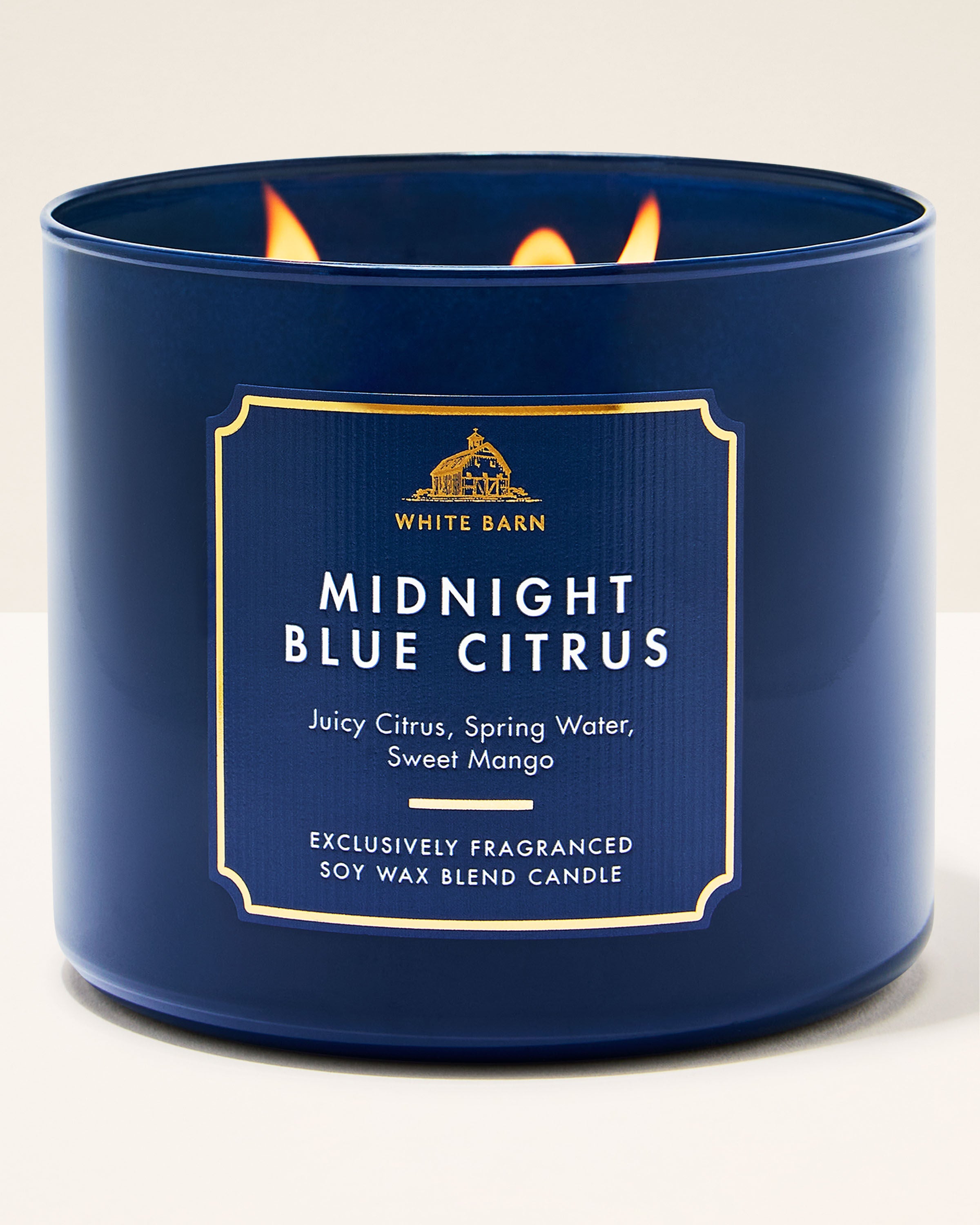 Midnight Blue Citrus 3-Wick Candle | Bath & Body Works