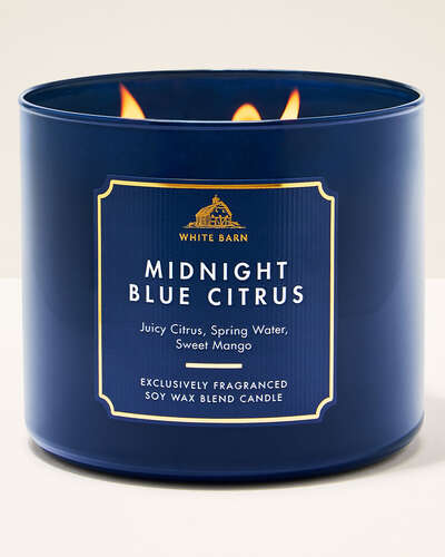 Midnight Blue Citrus 3-Wick Candle