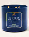 Midnight Blue Citrus 3-Wick Candle