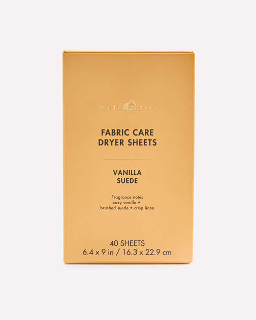 Vanilla Suede Dryer Sheets