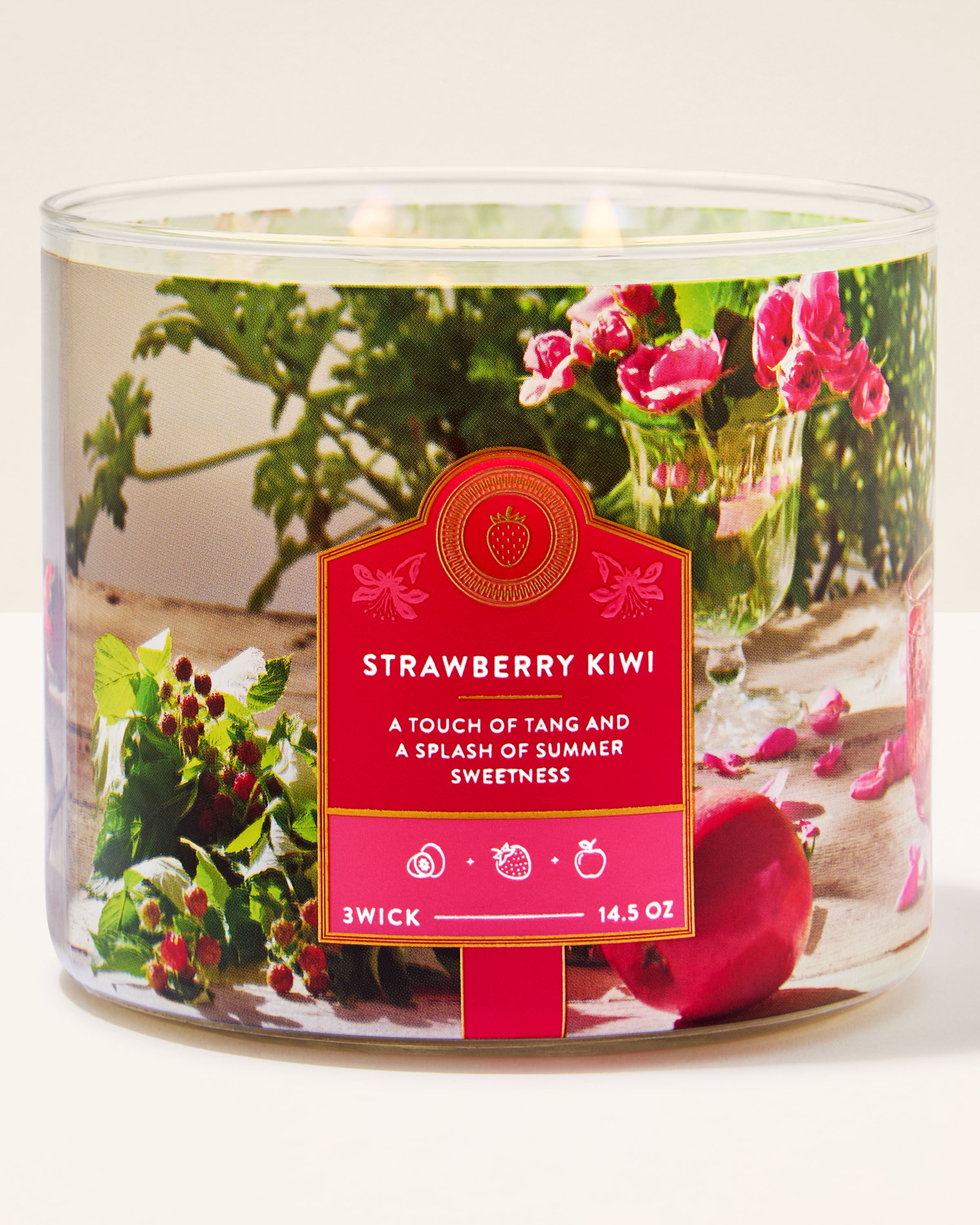 Strawberry Kiwi 3-Wick Candle | Bath & Body Works