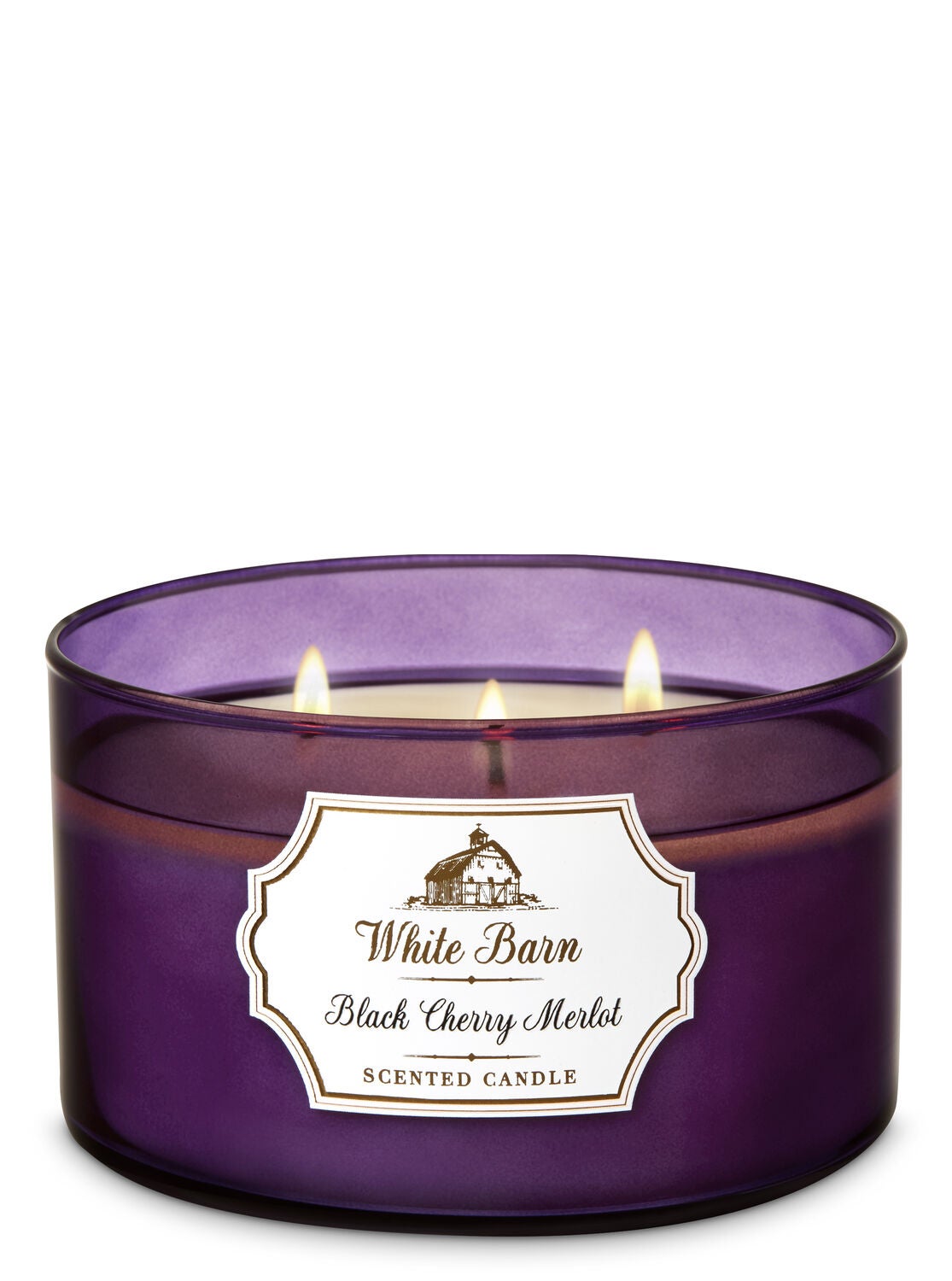 Black Cherry Merlot 3-Wick Candle - Bath And Body Works