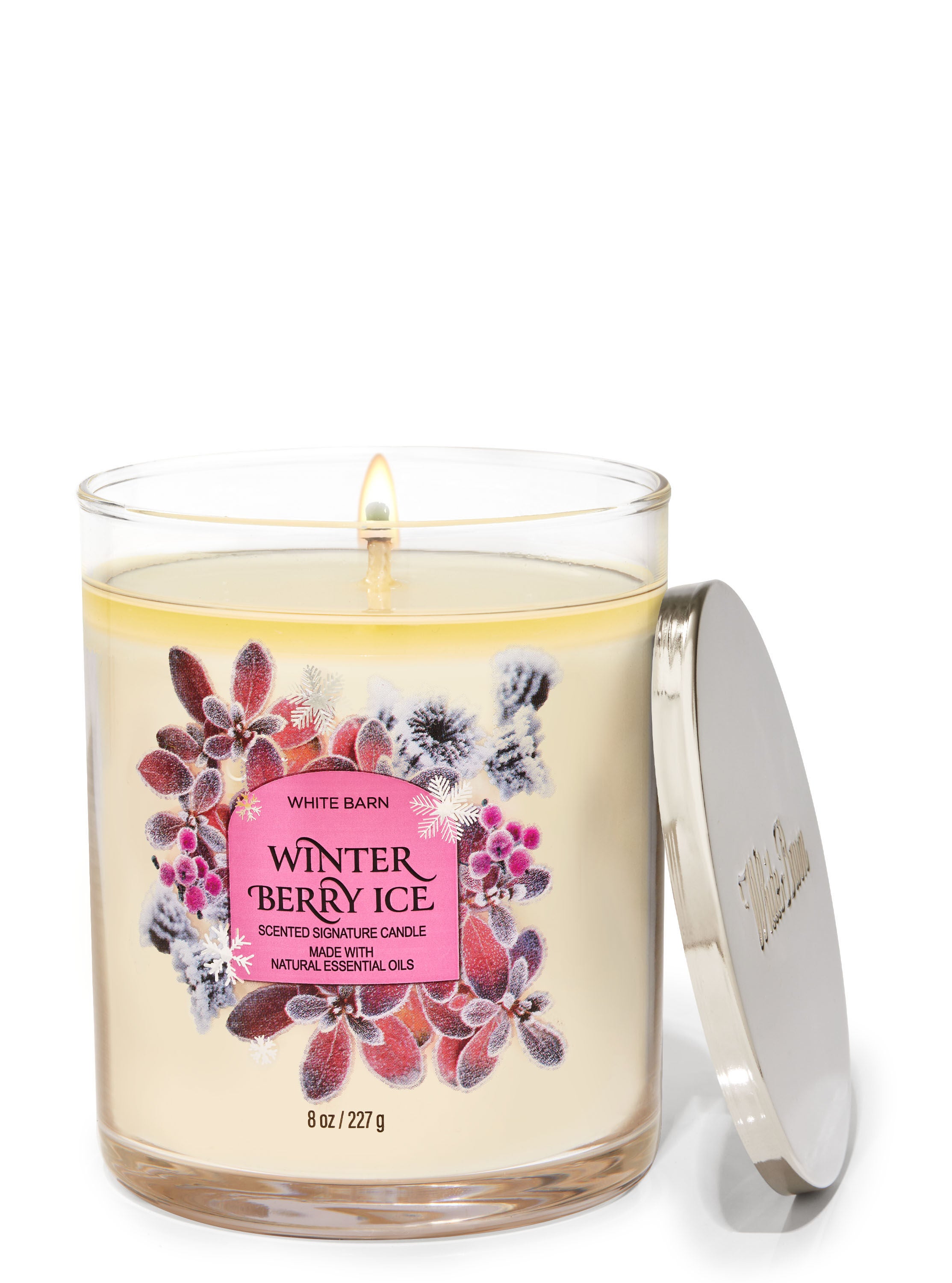 Winterberry Ice Signature Single Wick Candle