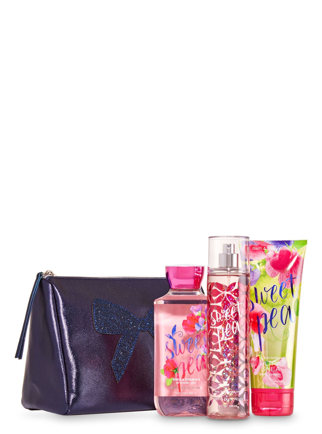 Sweet Pea Shimmer Bow Clutch Gift Set - Bath And Body Works