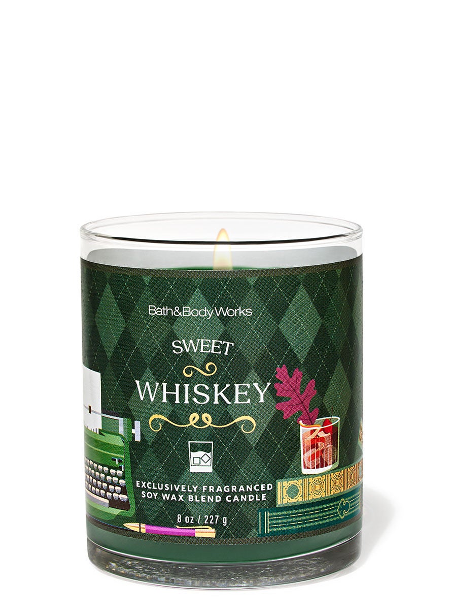 Sweet Whiskey Single Wick Candle
