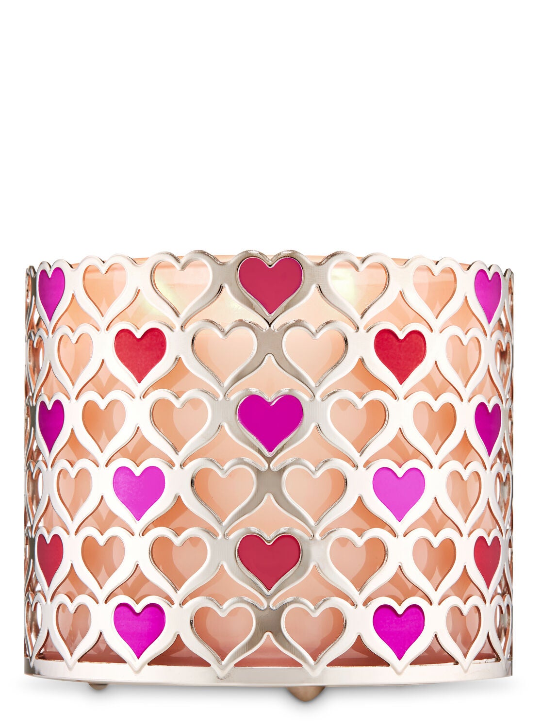 Hearts 3-Wick Candle Holder - Bath And Body Works
