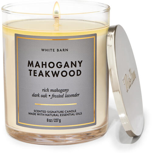 Bath & Body Works Accents | Bath and Body Works Mahogany Teakwood High Intensity Candle | Color: Black/White | Size: Os | Isaposh20's Closet