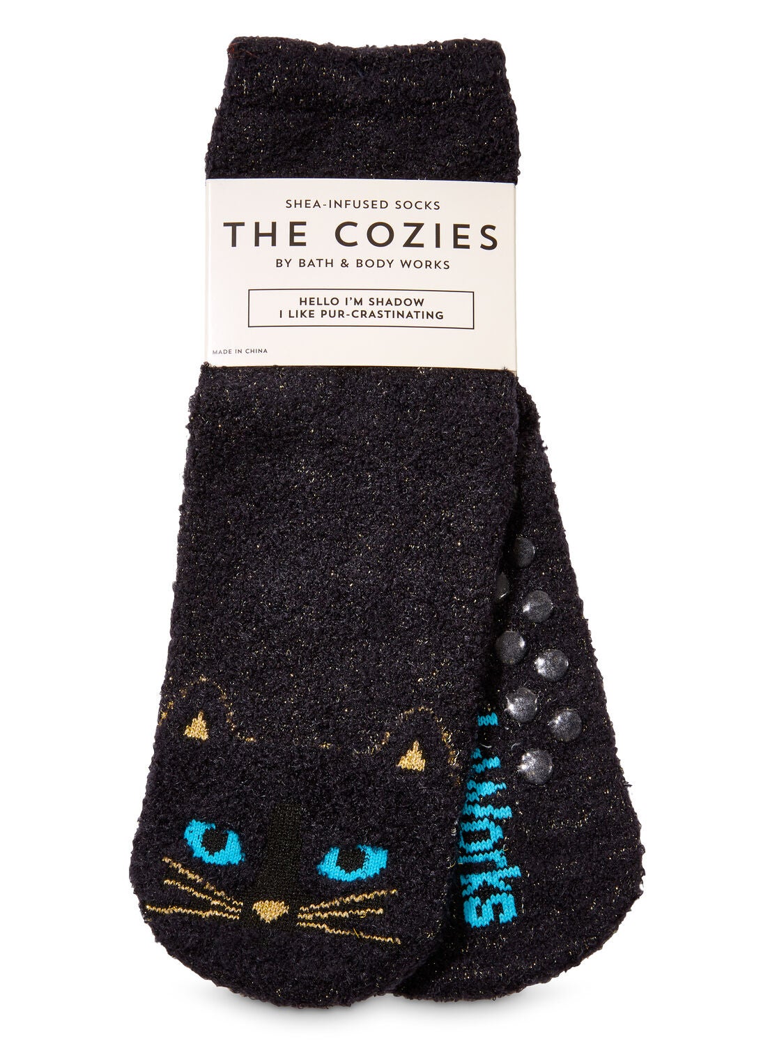 Shadow the Cat Shea-Infused Socks - Bath And Body Works