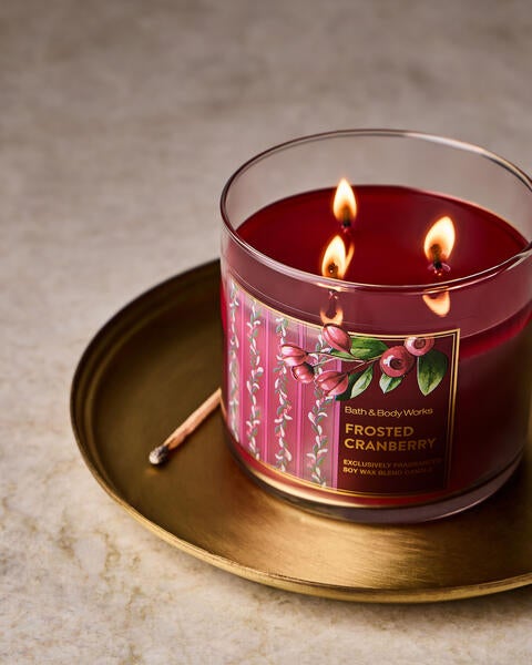 Frosted Cranberry 3-Wick Candle