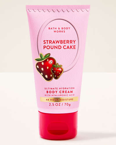 Strawberry Pound Cake Travel Size Ultimate Hydration Body Cream