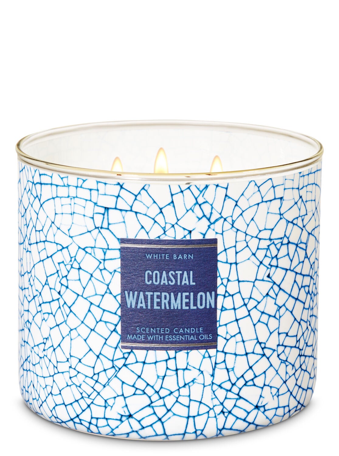 Coastal Watermelon 3-Wick Candle - Bath And Body Works