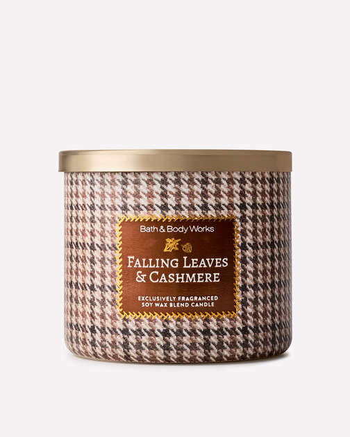 Falling Leaves & Cashmere 3-Wick Candle