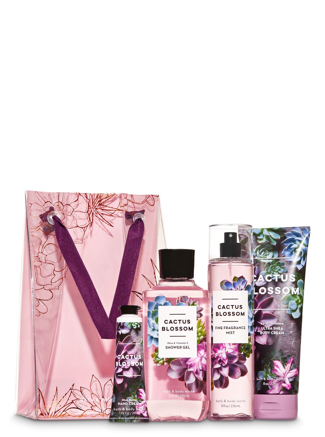 Cactus Blossom Gift Bag Set - Bath And Body Works