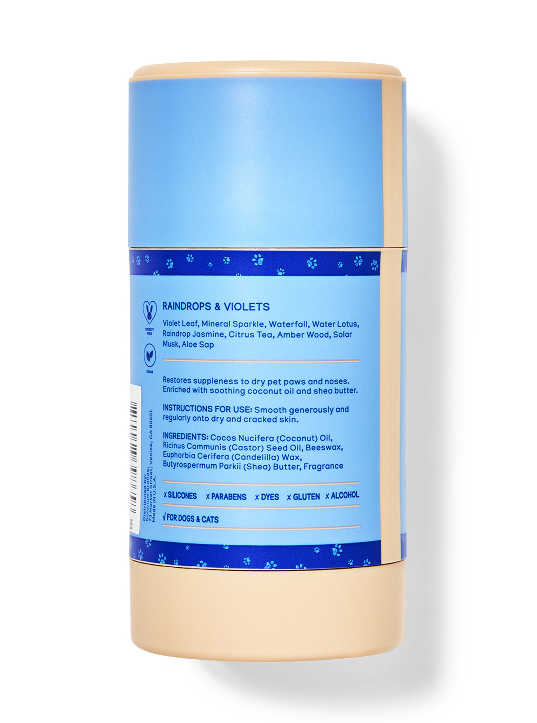 Raindrops & Violet Pet Nose & Paw Balm