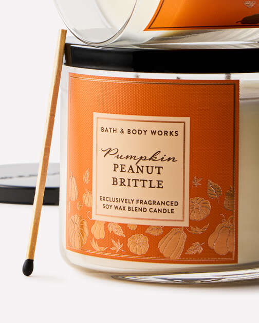 Pumpkin Peanut Brittle 3-Wick Candle