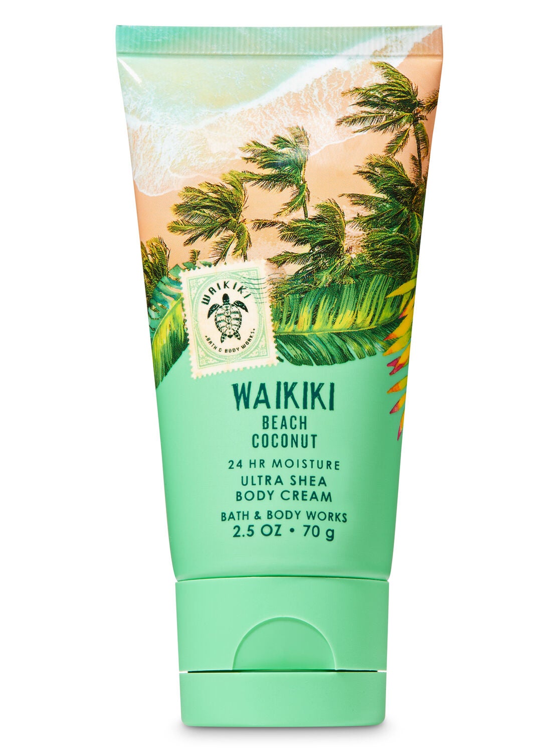 Signature Collection Waikiki Beach Coconut Travel Size Body Cream - Bath And Body Works