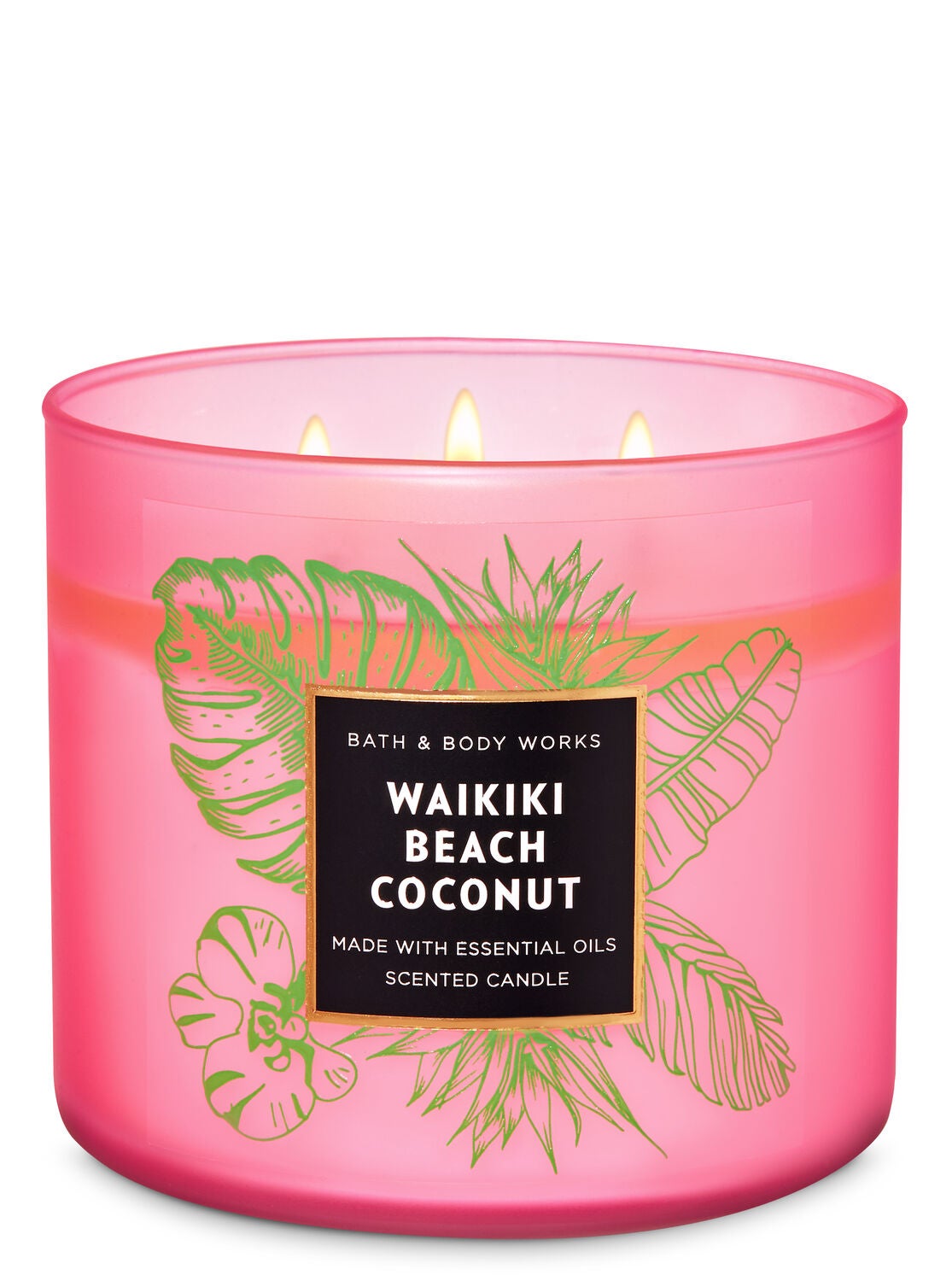 Waikiki Beach Coconut 3-Wick Candle - Bath And Body Works