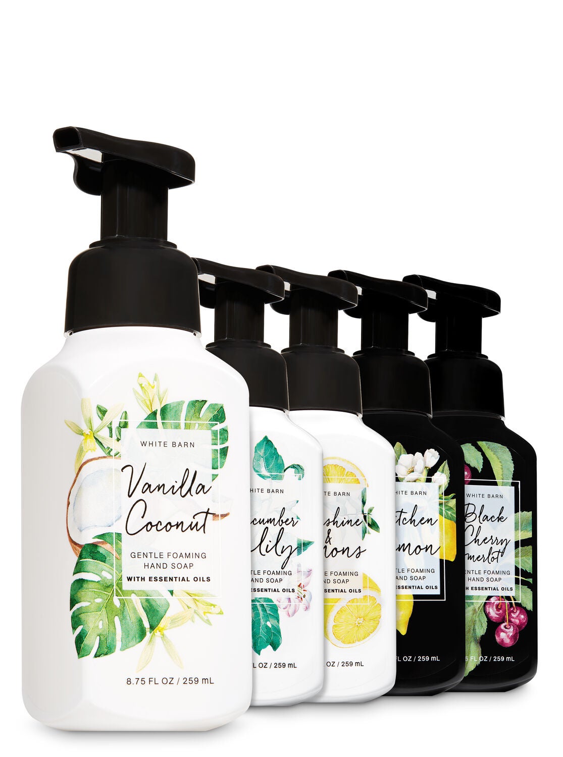 Natural Spring Faves Gentle Foaming Hand Soap, 5-Pack - Bath And Body Works