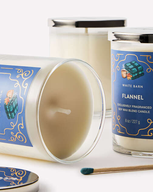 Flannel Single Wick Candle
