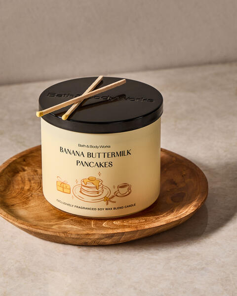 Banana Buttermilk Pancakes 3-Wick Candle
