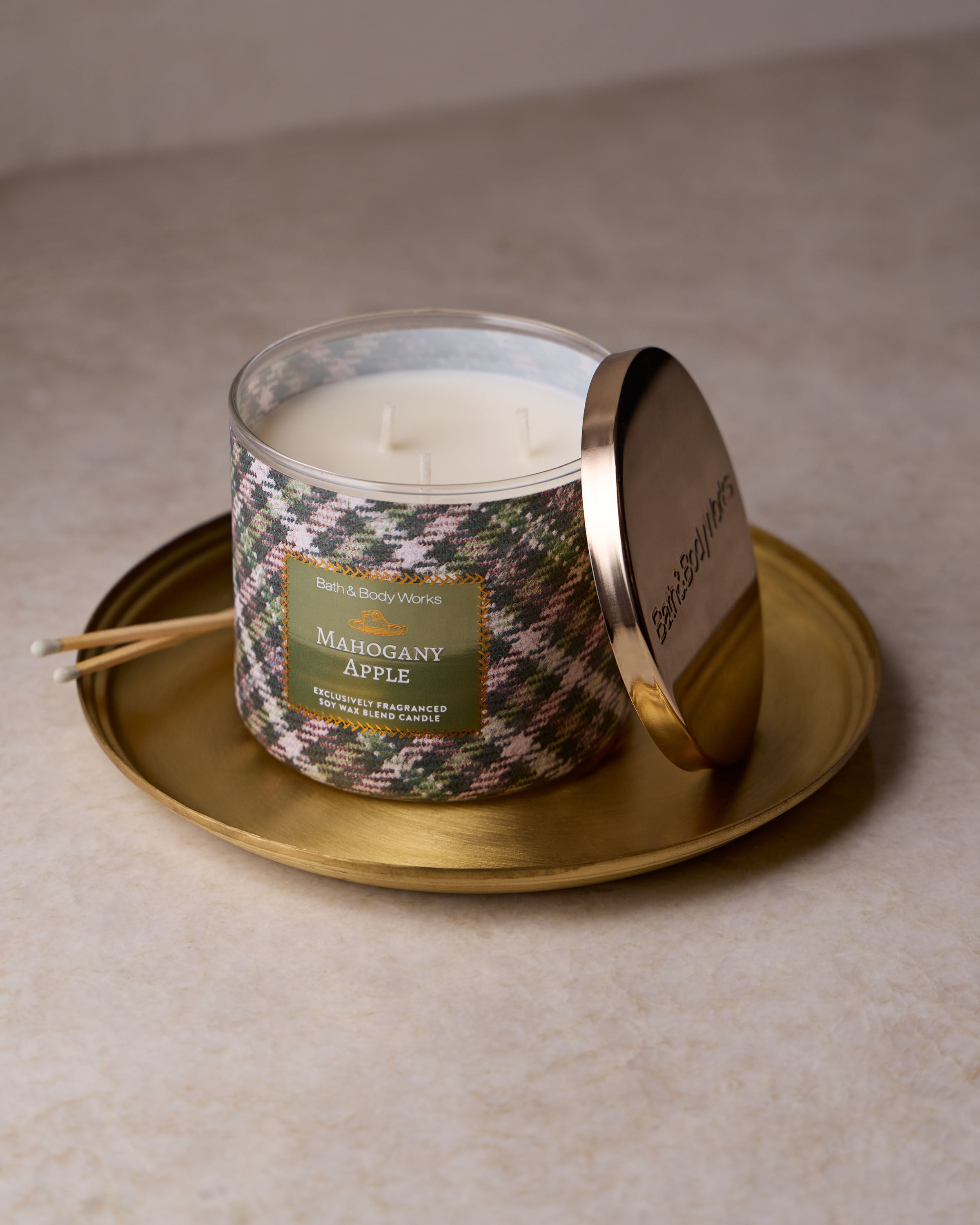 Mahogany Apple 3-Wick Candle | Bath & Body Works