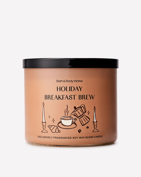 Holiday Breakfast Brew 3-Wick Candle