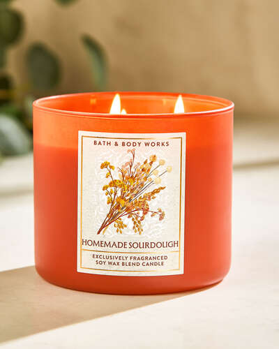 Homemade Sourdough 3-Wick Candle