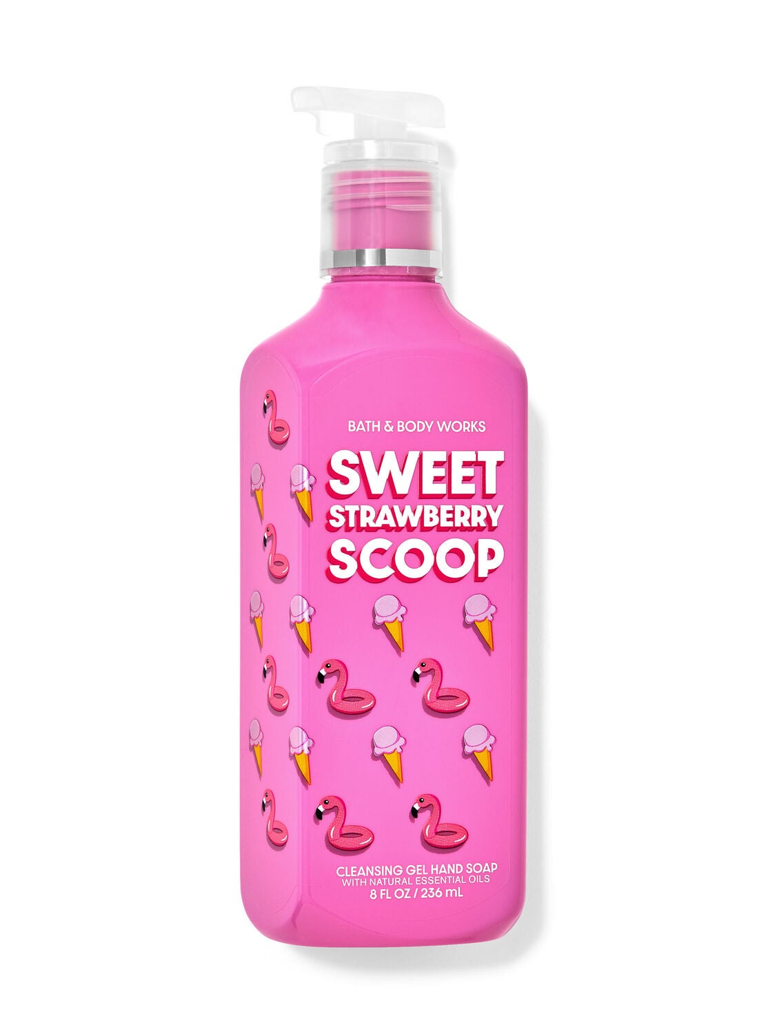 Sweet Strawberry Scoop Cleansing Gel Hand Soap