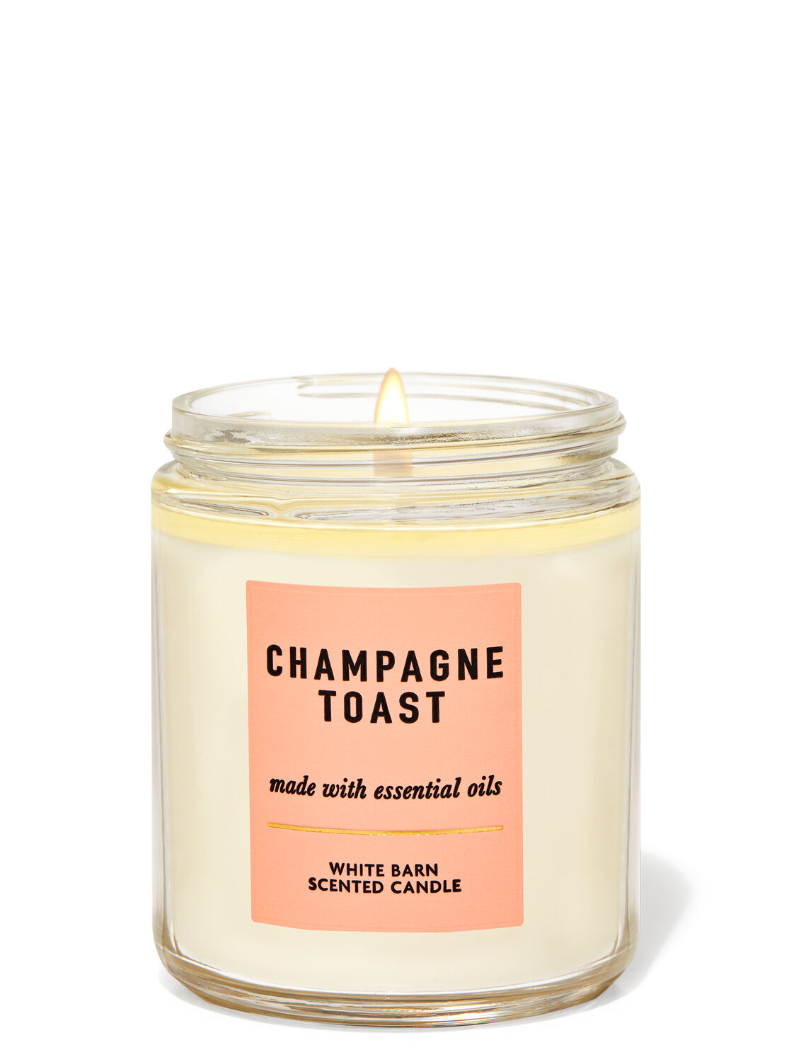 Champagne Toast Single Wick Candle