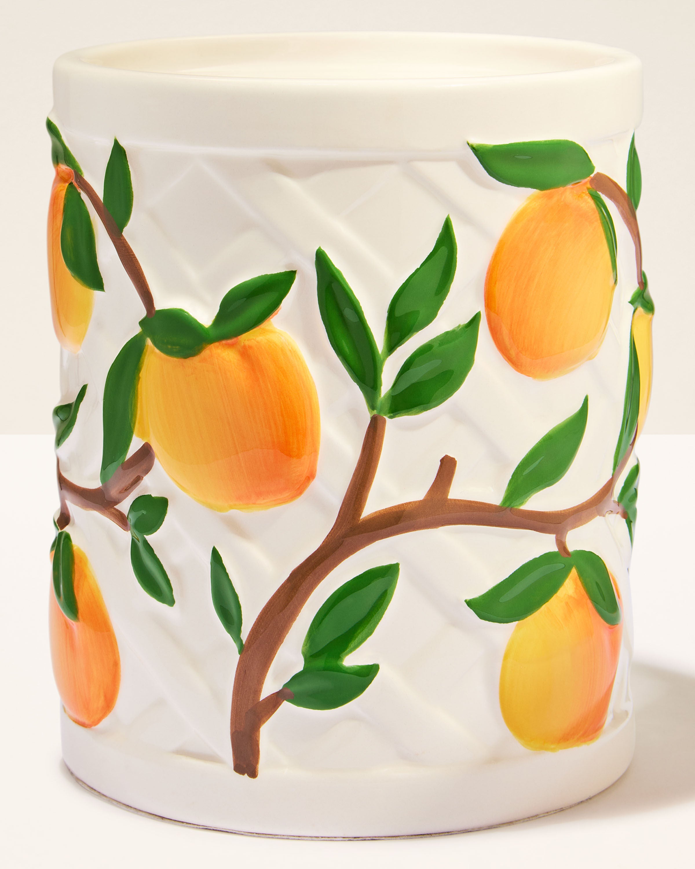 Vera Bradley Peach Pedestal Candle Holder | Bath & Body Works