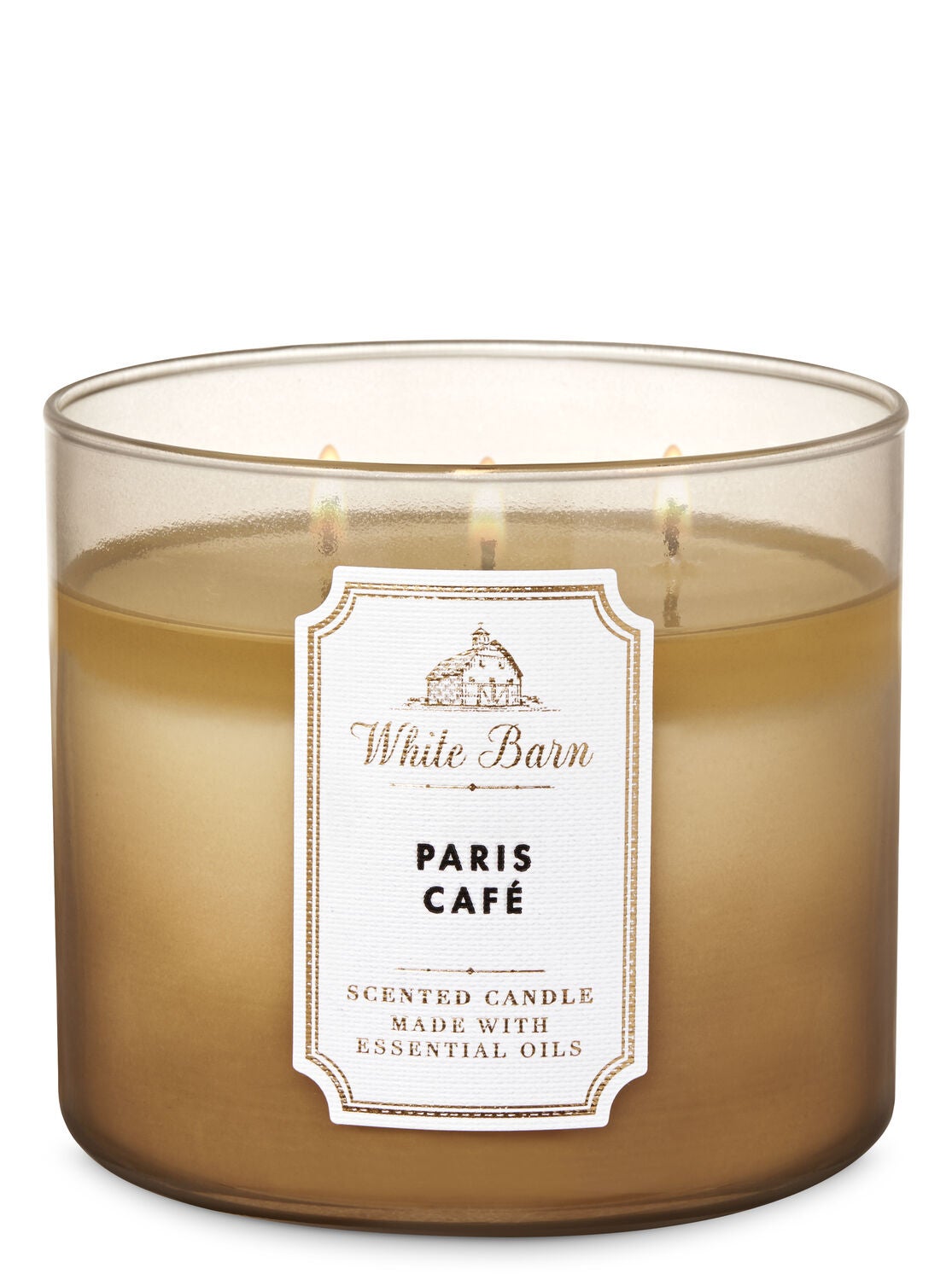 White Barn Paris Café 3-Wick Candle - Bath And Body Works