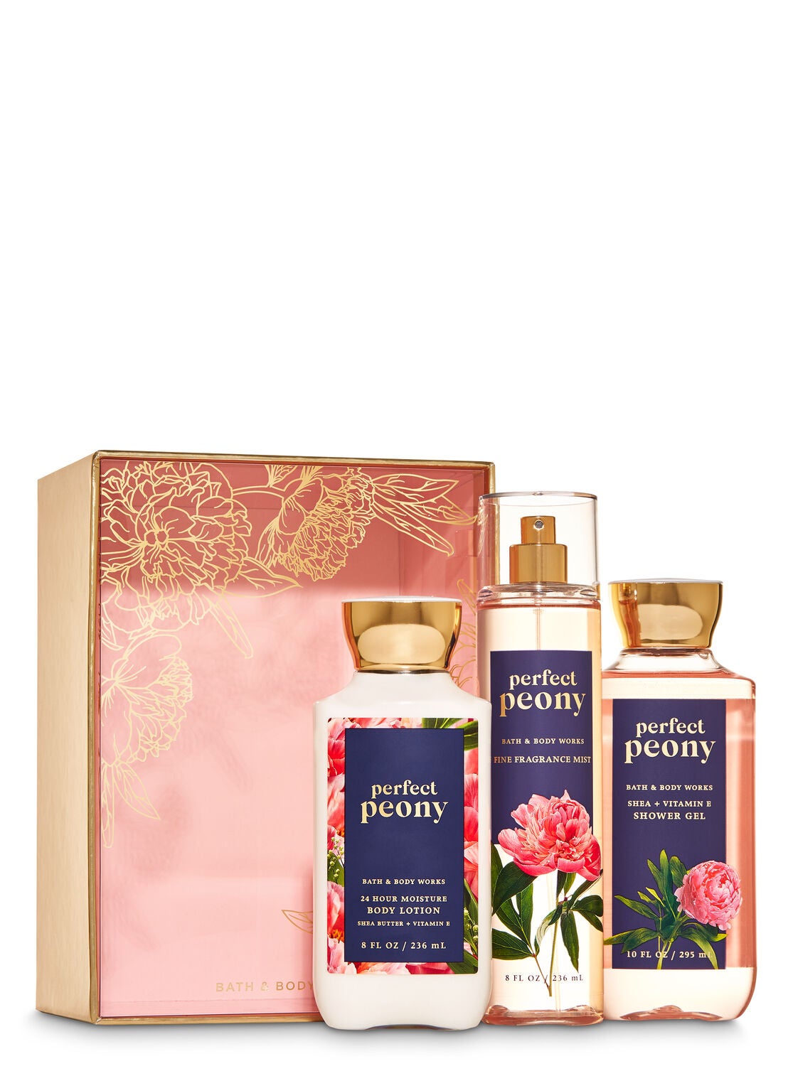 Perfect Peony Gift Box Set - Bath And Body Works