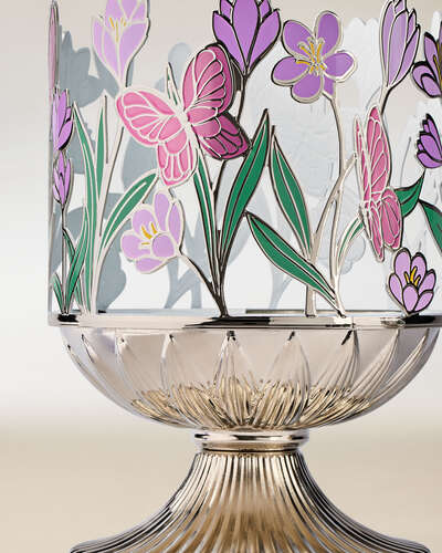 Butterfly 3-Wick Candle Holder