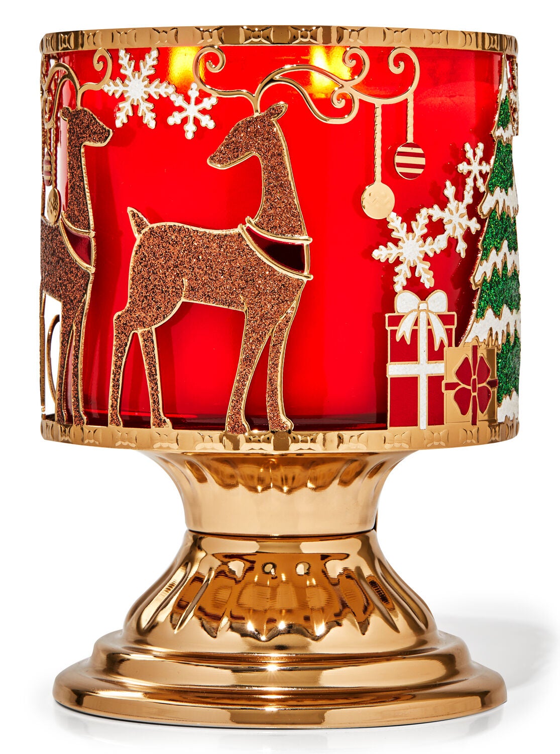 Bath and Body Works Fox Pedestal 3 Wick Candle Holder munimoro.gob.pe