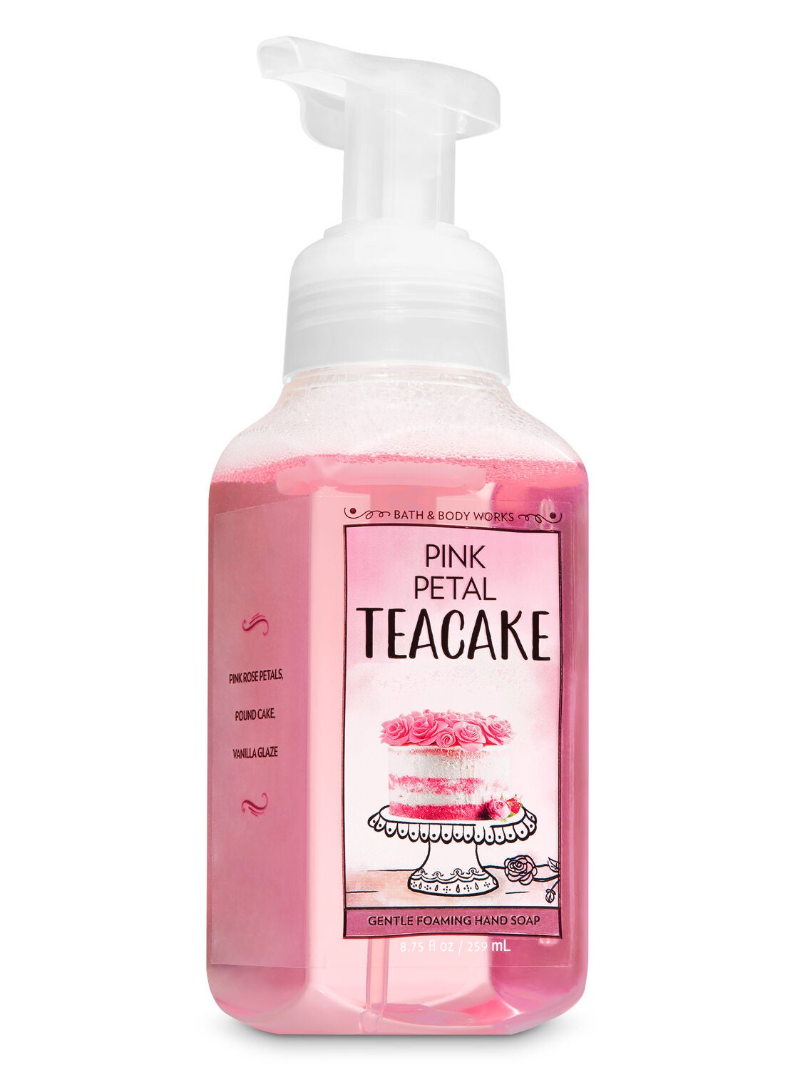 Pink Petal Tea Cake Gentle Foaming Hand Soap - Bath And Body Works