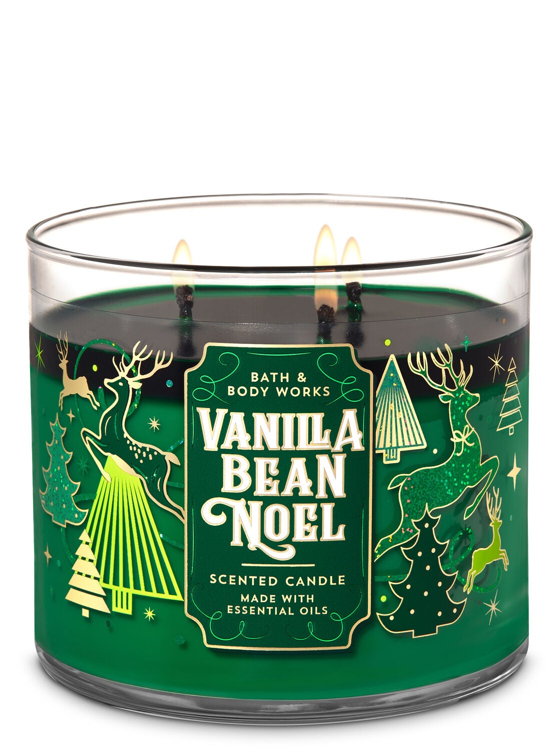Vanilla Bean Noel 3-Wick Candle - Bath And Body Works