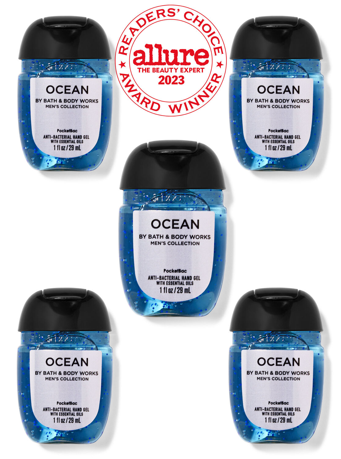 Ocean PocketBac Hand Sanitizers, 5-Pack - Mens | Bath & Body Works