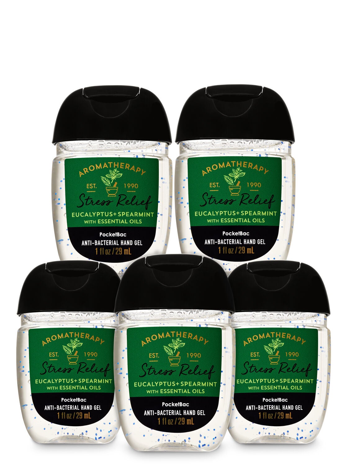 Eucalyptus Spearmint PocketBac Hand Sanitizers, 5-Pack - Bath And Body Works