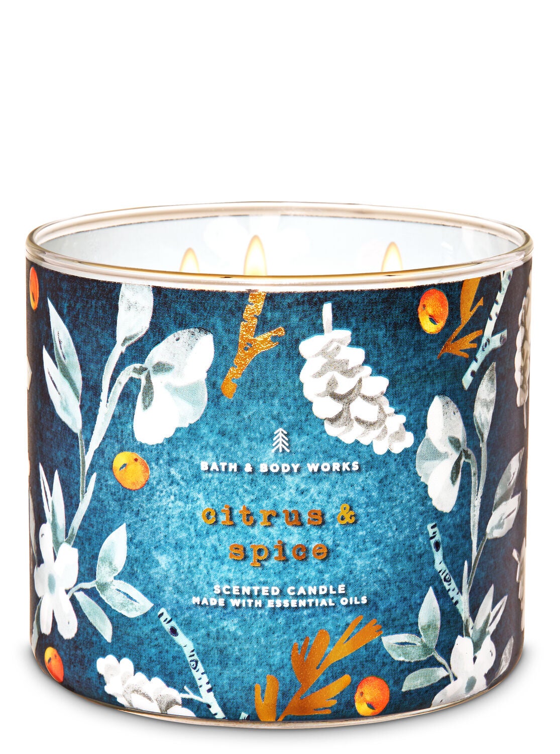 Citrus & Spice 3-Wick Candle - Bath And Body Works