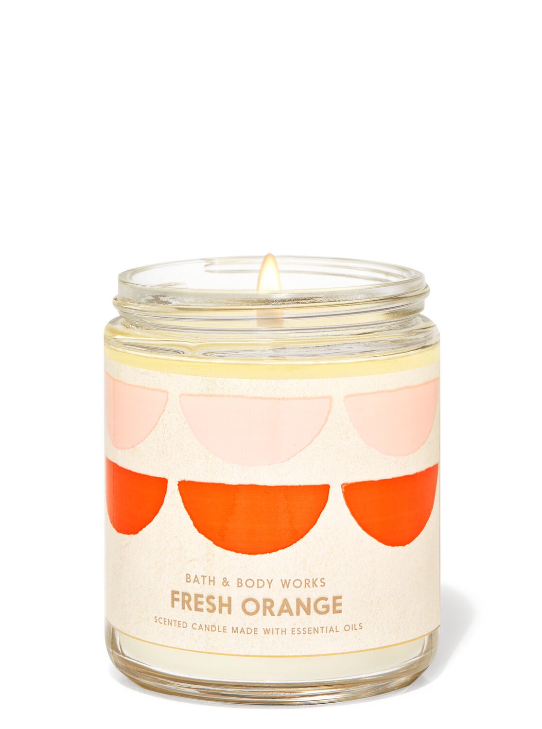 Fresh Orange Single Wick Candle